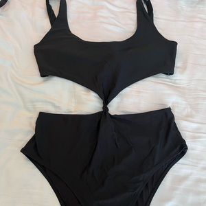 Aerie One Piece front knot swimsuit